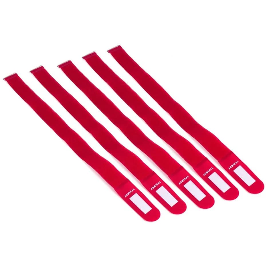 Cable wrap 55cm red 5 pieces