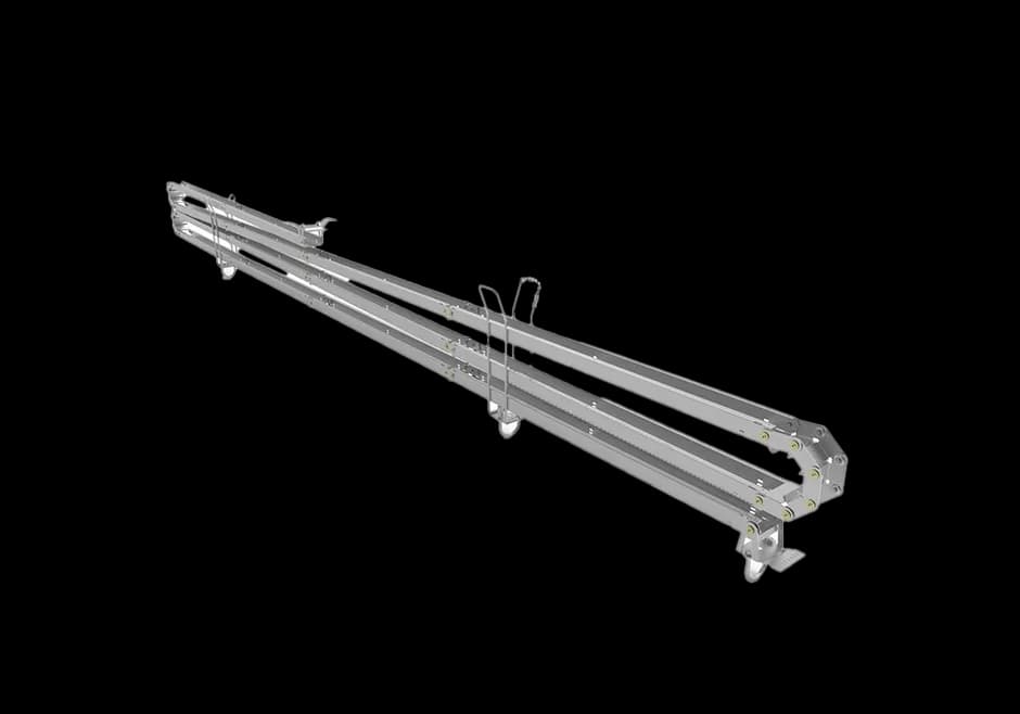 Snake cable guide base 4m - H 14m