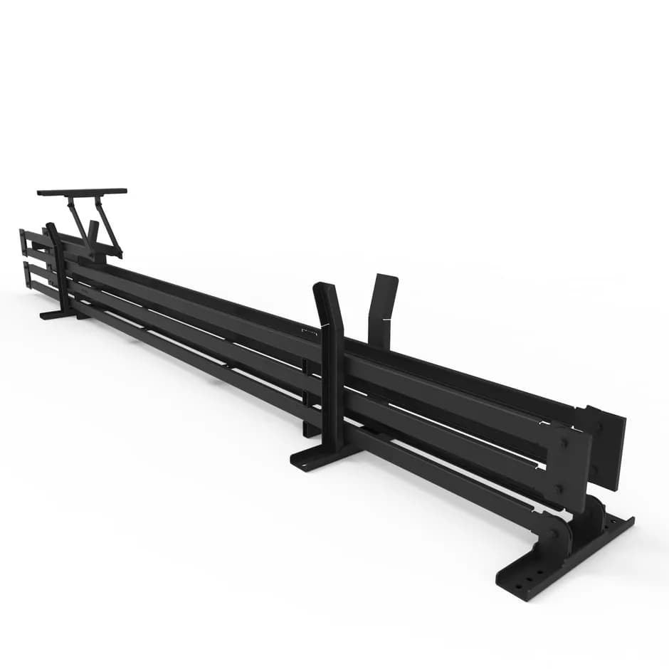Basic cable guide base 3m - H 10m black