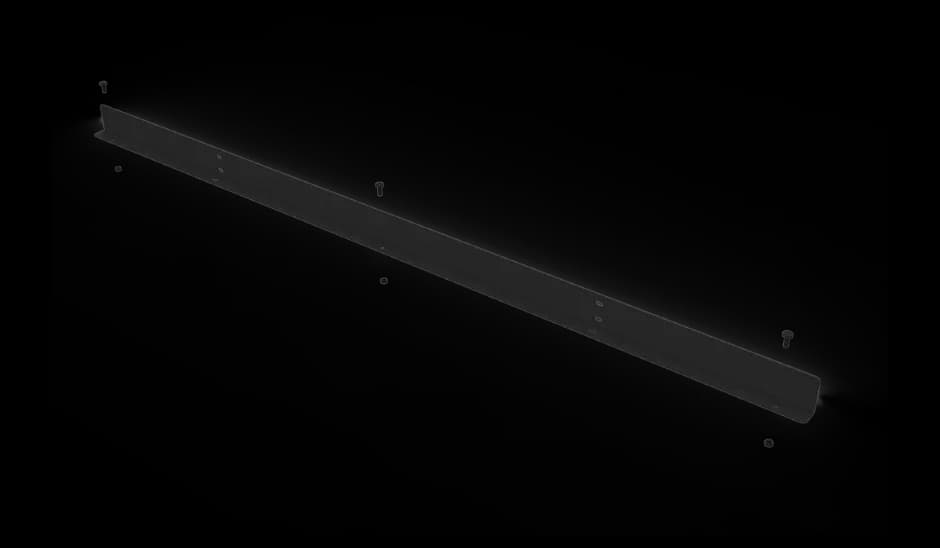 XL/L cable guide 1.5 metre divider assembled