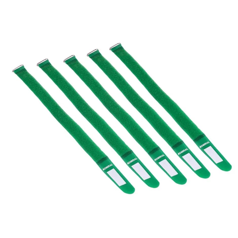 Cable wrap 38cm green 5 pieces