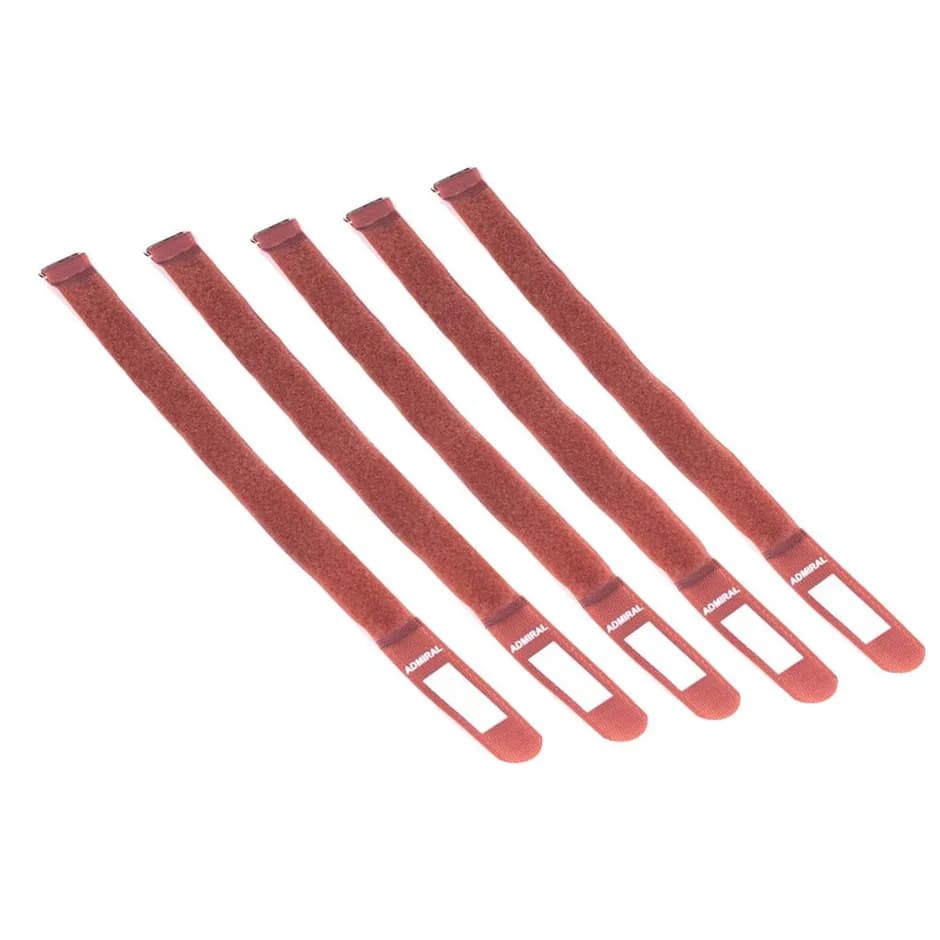 Cable wrap 38cm brown 5 pieces
