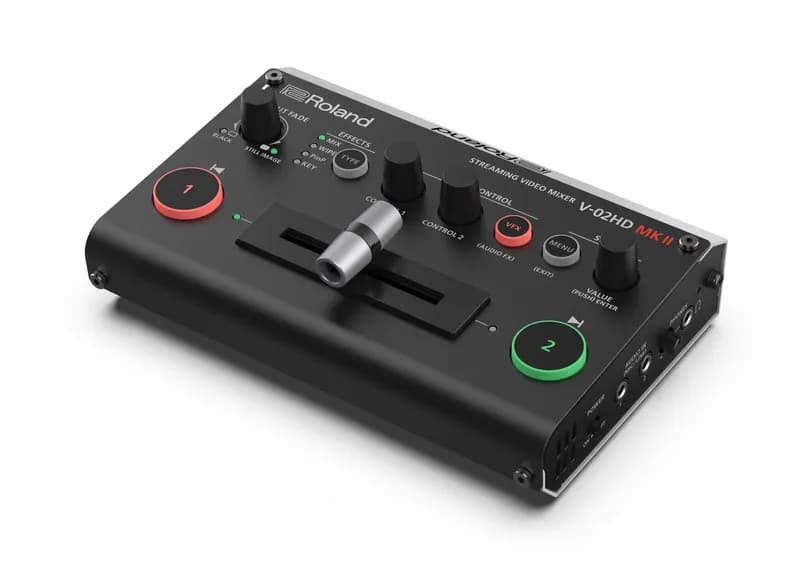 Roland V-02HD MK II Mixer Video pentru Streaming cu 2 Camere