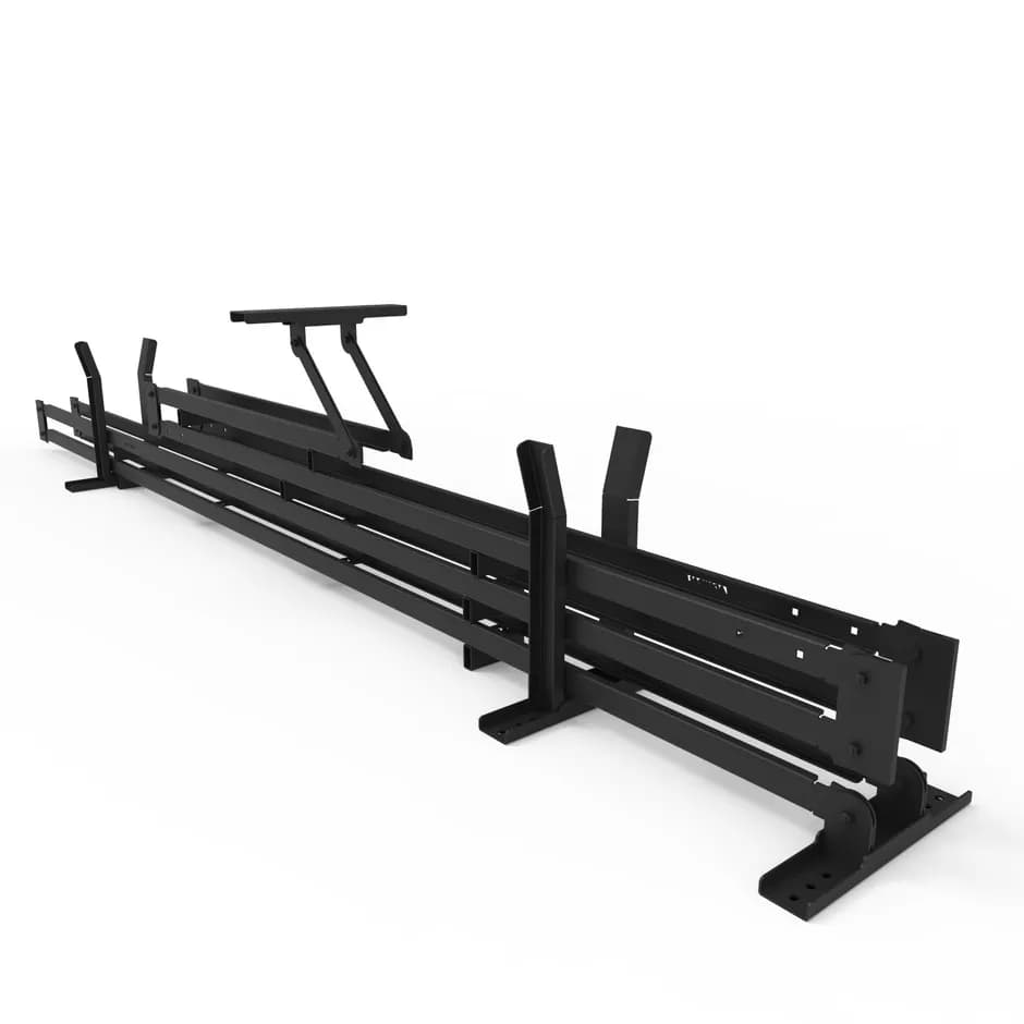 Basic cable guide base 3m - H 9m black