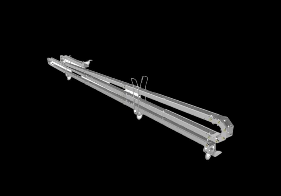 Snake cable guide base 4m - H 12m