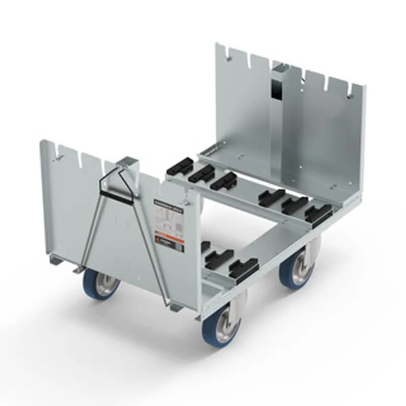 Stagedeck dolly 1m unassembled 4x 125mm castors