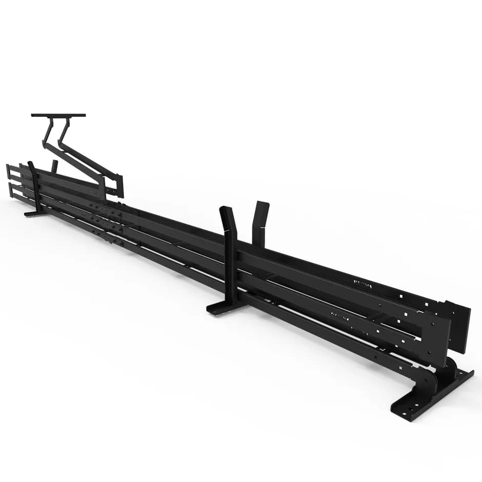 Basic cable guide base 4m - H 15m black