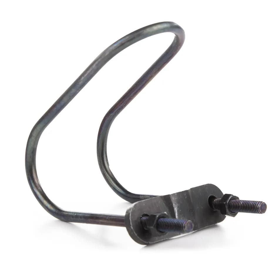 Grid bracket 90 deg, for 2x tube 50mm black