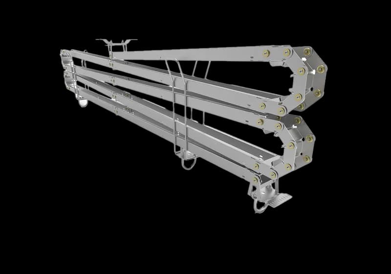 Snake cable guide base 2m - H 9m