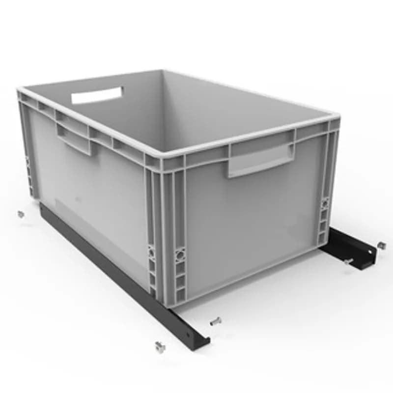 Plastic crate H 32 MK2 incl drawer profile set