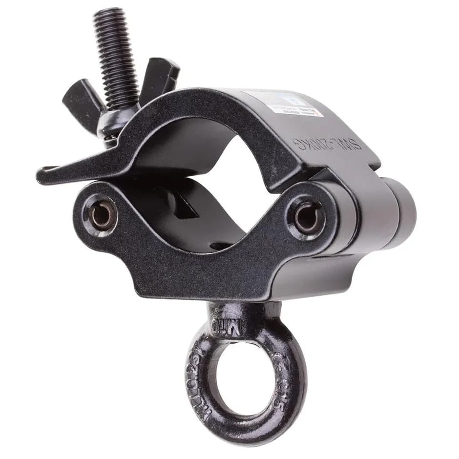 Half coupler RD48-51 50mm+lift eye WLL 200kg black