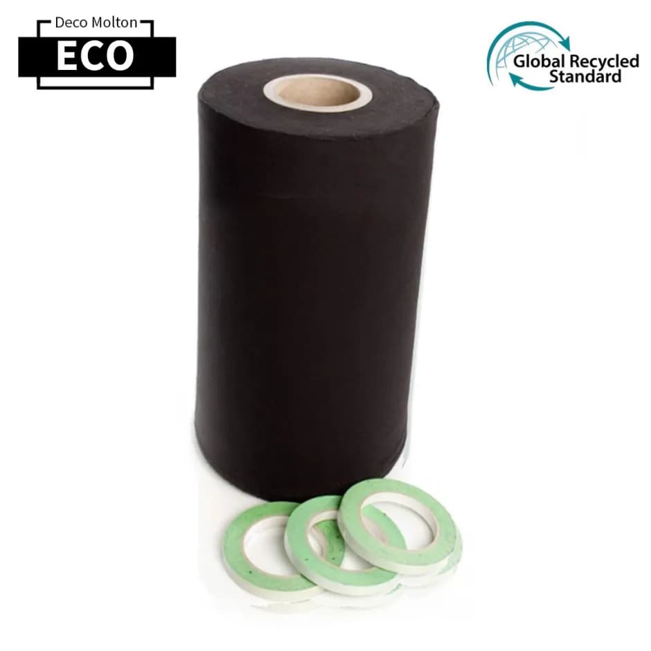 Deco molton ECO roll 160 g/m² W 60m x 40cm black