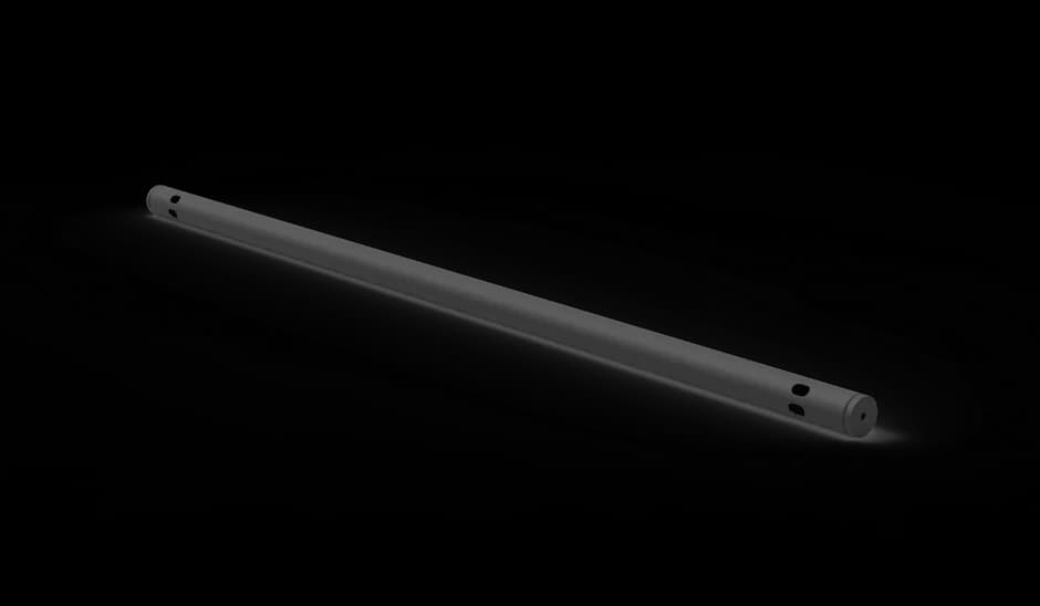 Low hanger tube 50mm x L150cm black