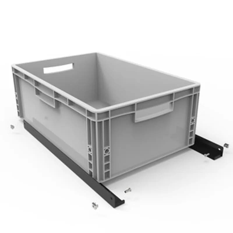 Plastic crate H 22 MK2 incl drawer profile set