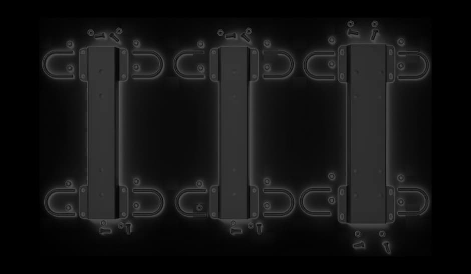XL/L cable guide adapter for 40 truss black