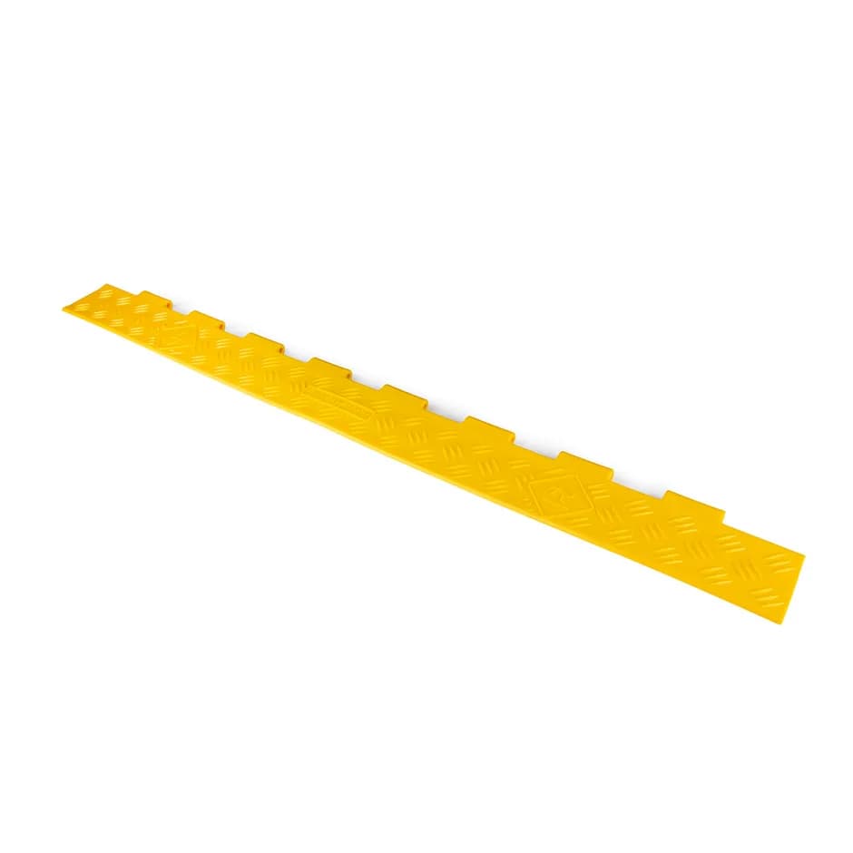 Cable bridge 2-channels 100x25x4.5cm lid
