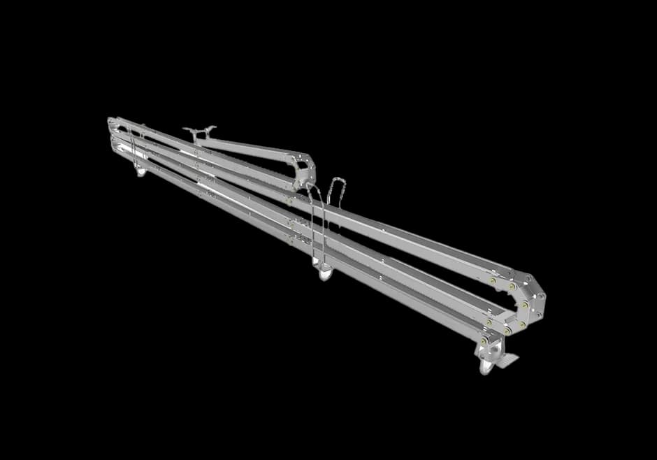 Snake cable guide base 4m - H 16m