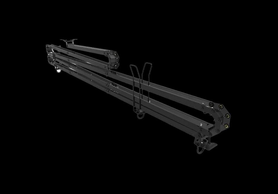 Snake cable guide base 3m - H 12m black