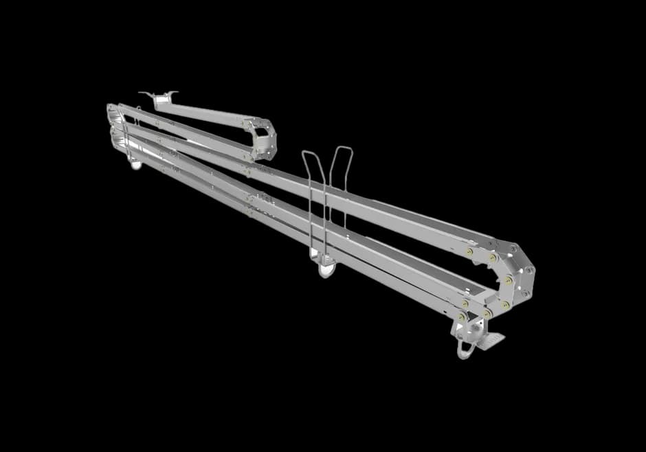 Snake cable guide base 3m - H 12m