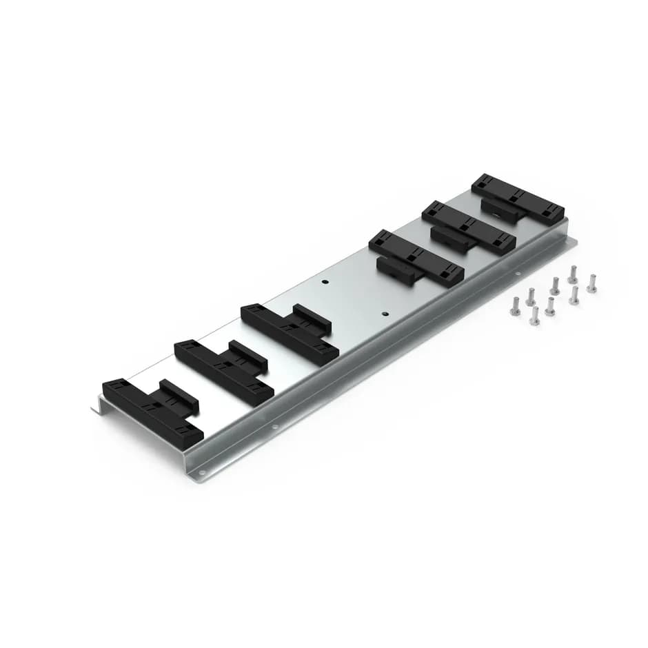 Omega plate w plastic inserts for Stage deck dolly