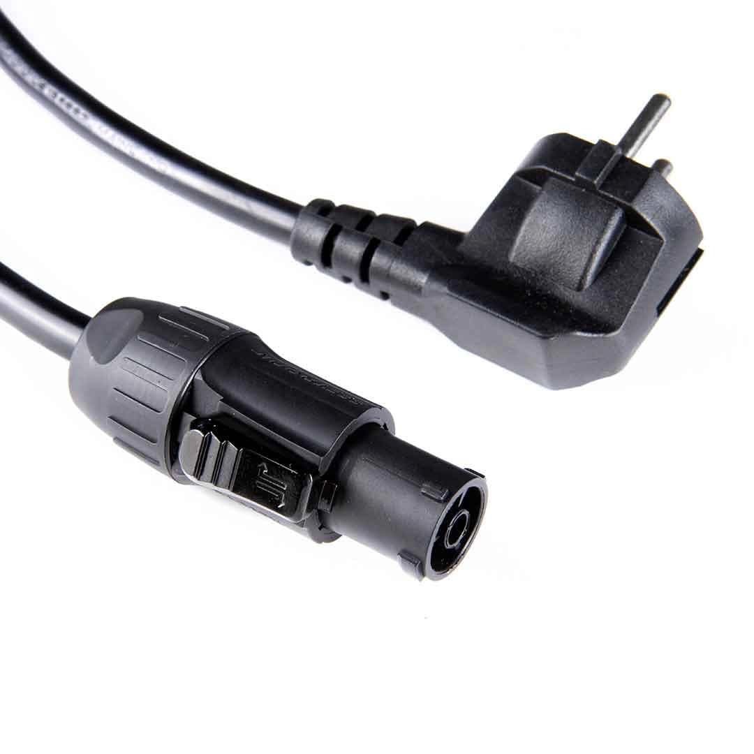 Power cable 3x1.5mm² PowerTwist-angled schuko 1.5m thumbnail 2