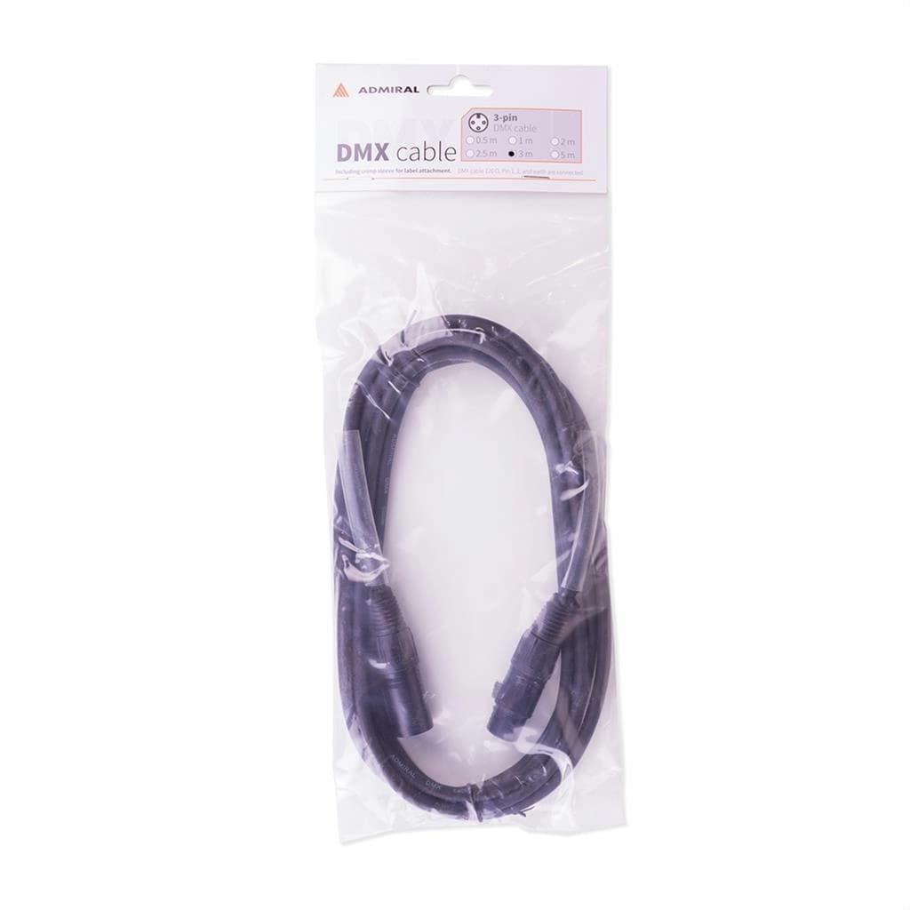 3 -pin DMX cable assembled XLR 3m black thumbnail 5