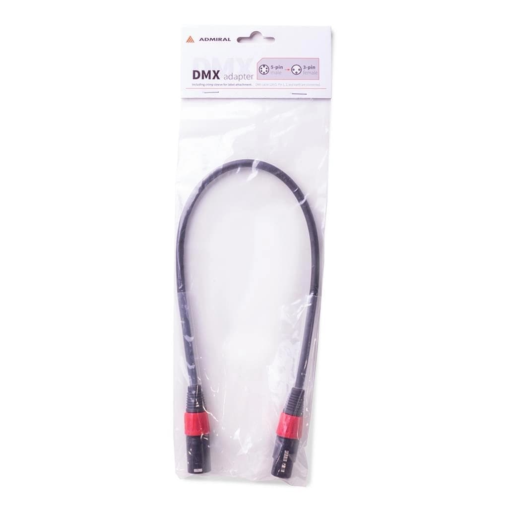 DMX adapter cable 5M-3F XLR 50cm black thumbnail 5