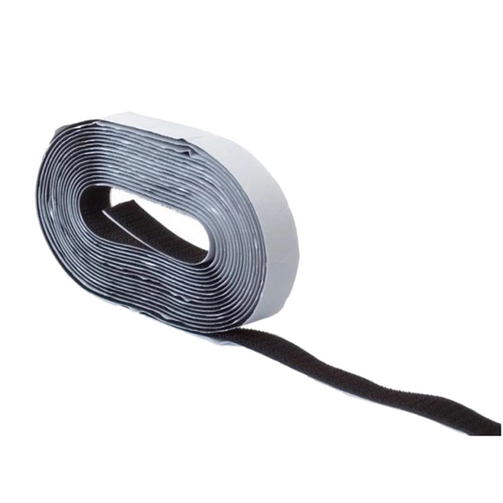 Velcro adhesive, hook 25m x 20mm black thumbnail 2