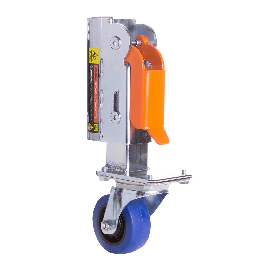 Lifting wheel with 80mm rotating castor thumbnail 2