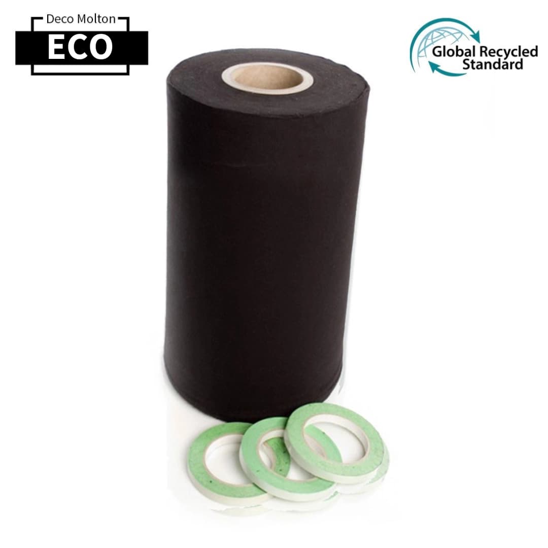 Deco molton ECO roll 160 g/m² W 60m x 40cm black thumbnail 2