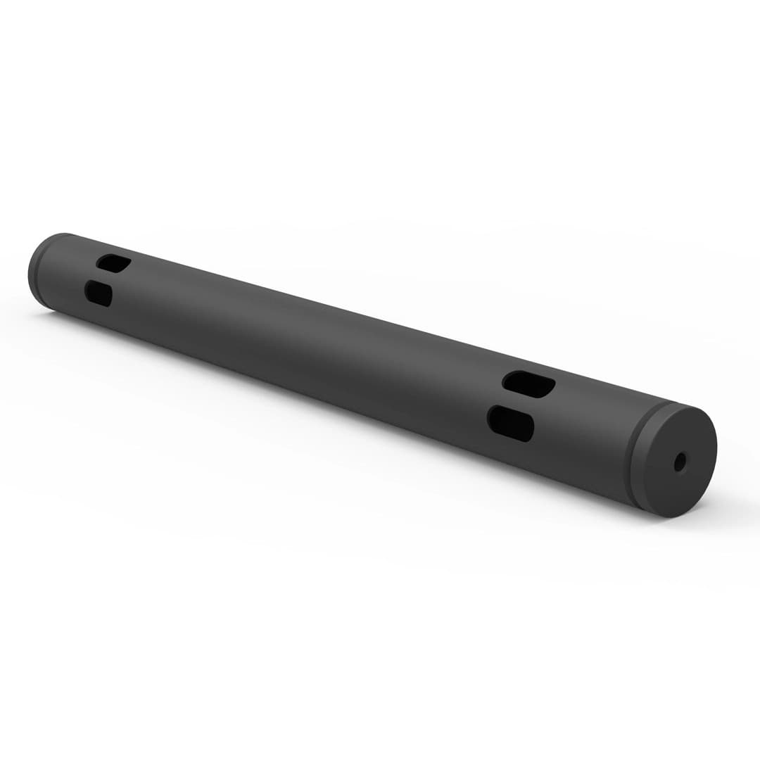 Low hanger tube 50mm x L50cm black thumbnail 2