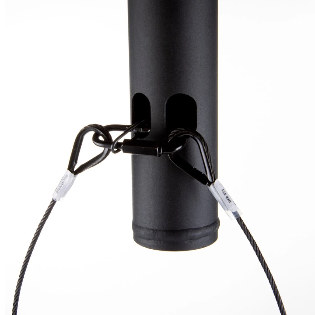 Low hanger tube 50mm x L100cm black thumbnail 3