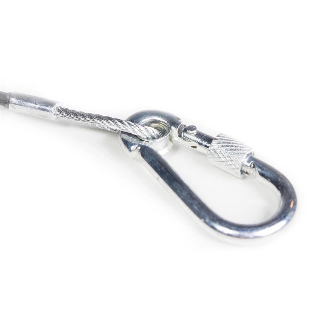 Light-duty cable 60cm locked carabiner uncertified thumbnail 2