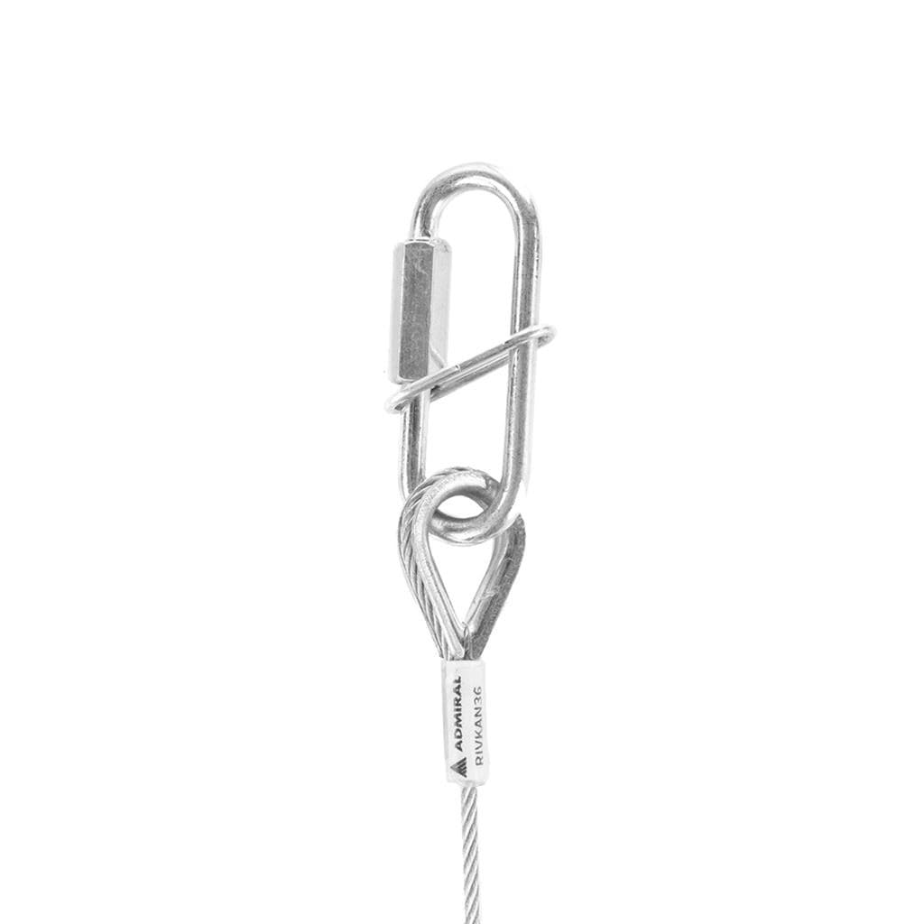 Safety cable certified 3mm L 60cm thumbnail 3