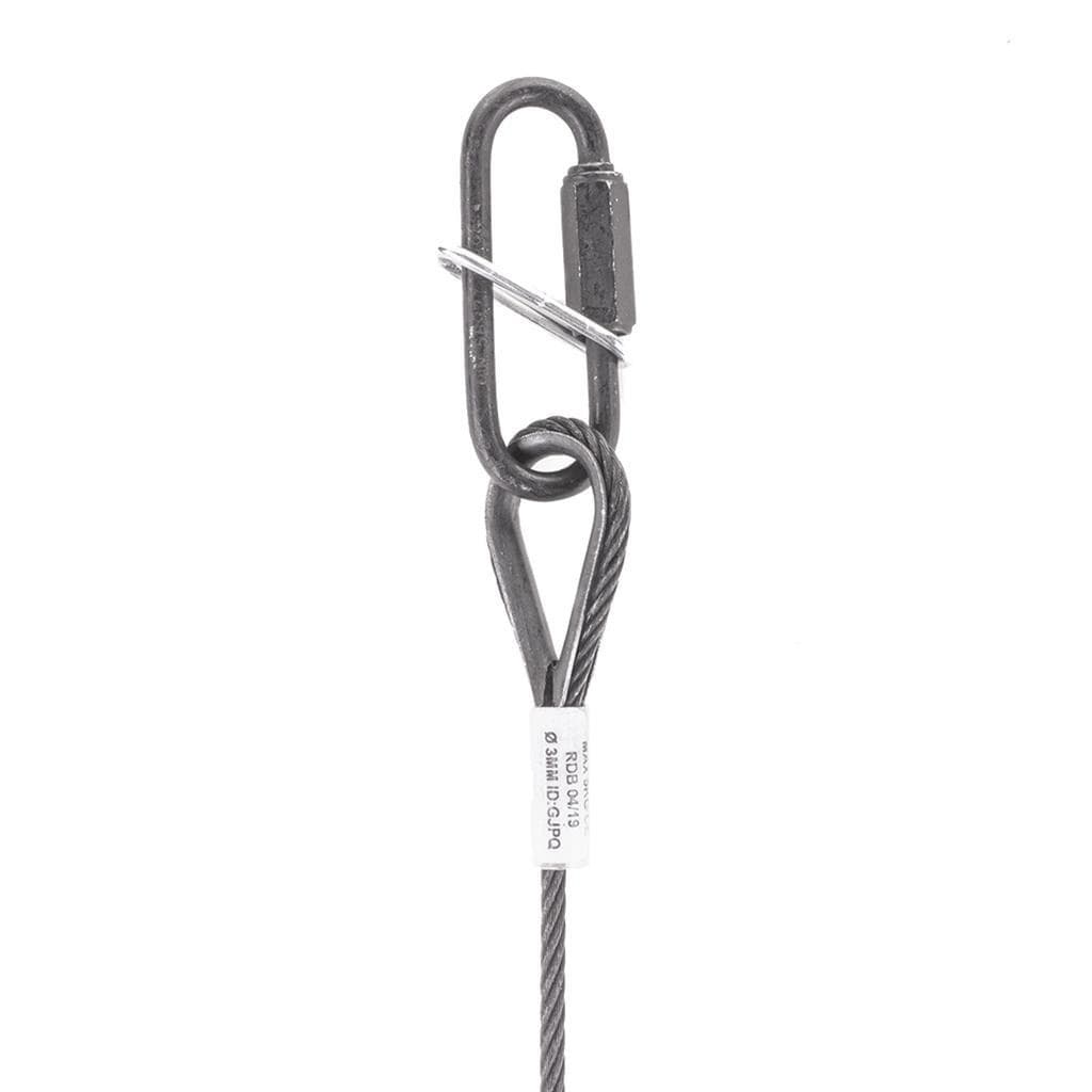 Safety cable certified 5 mm L 60 cm black thumbnail 3