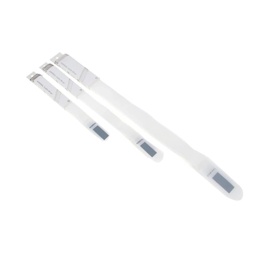 Cable wrap 38cm white 5 pieces thumbnail 4