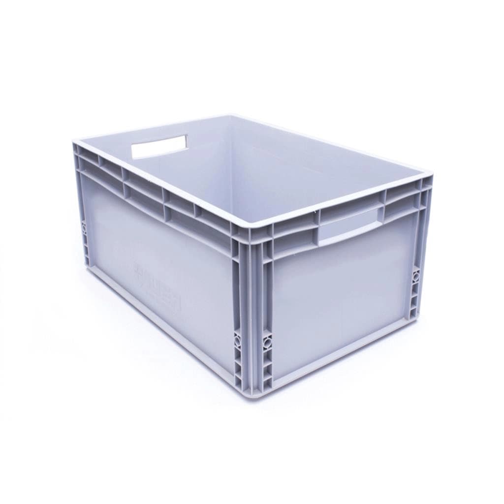 Plastic crate 60x40x27cm grey thumbnail 2