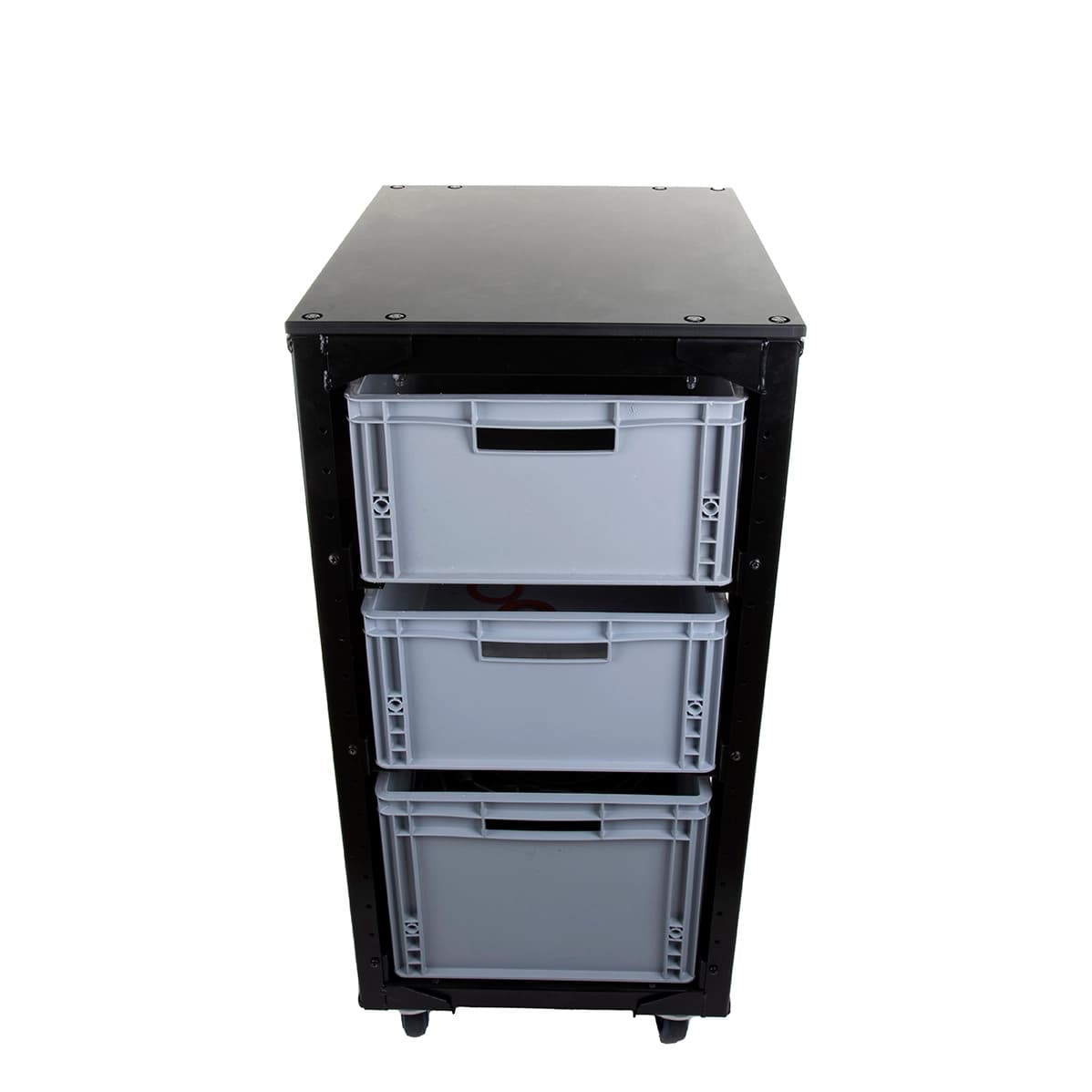 Storage cart top lid hard plastic board black thumbnail 5