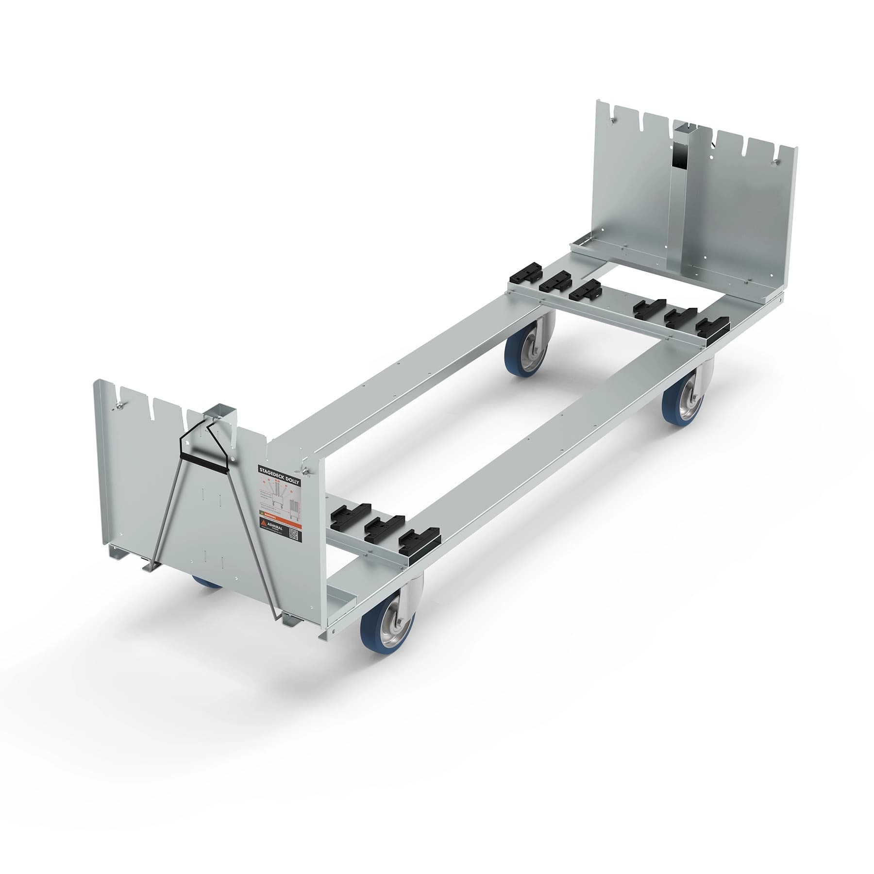 Stagedeck dolly 2m assembled 4x 125mm castors thumbnail 2