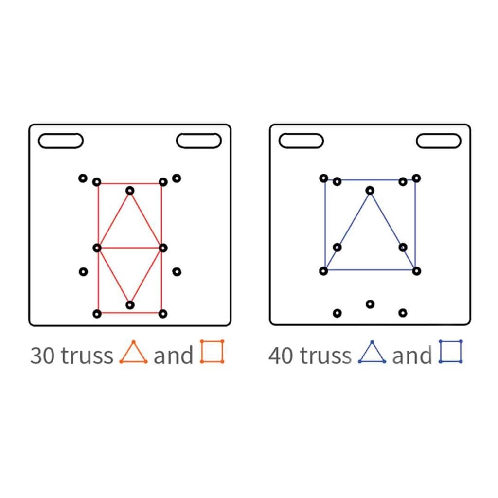 Baseplate 73cm COMBI 30/40 truss black thumbnail 9
