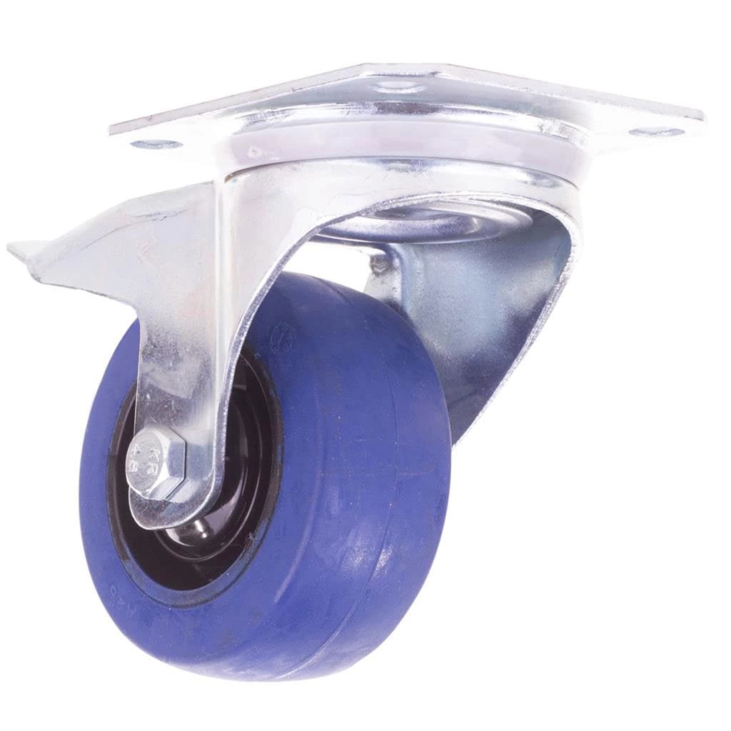 Swivel castor 80mm with brake thumbnail 2