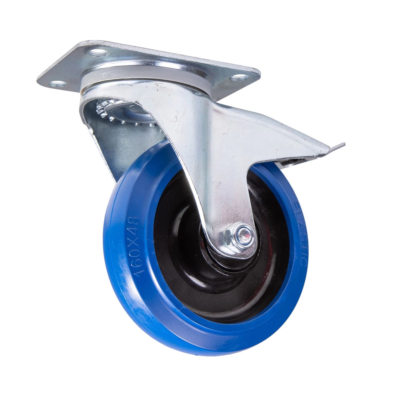 Swivel castor 160mm with brake thumbnail 2