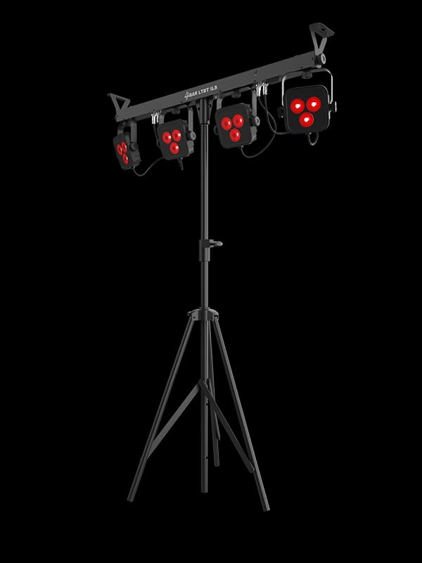 CHAUVET DJ 4BAR LT BT ILS Includes: Power Cord, Carry Bag, Tripod, Footswitch, Hanging Brackets thumbnail 4