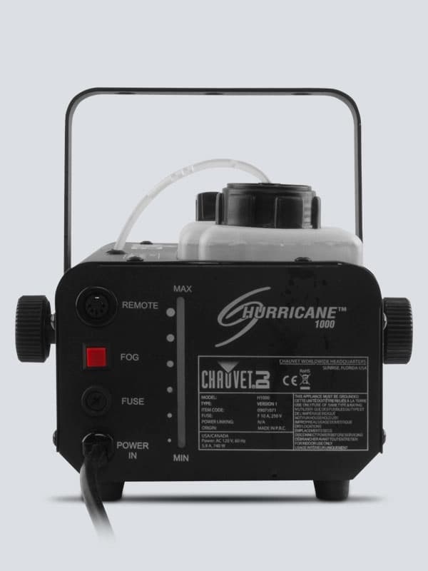 CHAUVET DJ Hurricane 1000 - 110v or 230v - not auto ranging Includes wireless transmitter EX DEMO thumbnail 5