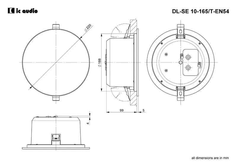 Ceiling speaker ic audio DL-SE 10-165/T-EN54 thumbnail 4